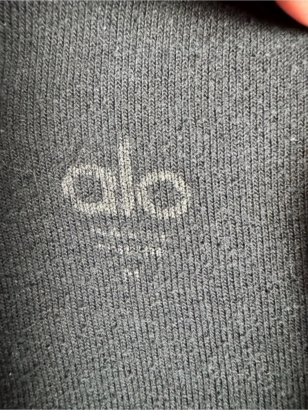 ALO Yoga Fleece Hooded Pullover Sweater Black Women's M